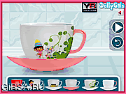 Флеш игра онлайн Даша - Дизайн кофейной чашки
