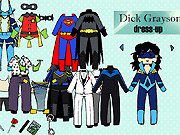 Флеш игра онлайн Дик платье-Грейсон / Dick Grayson Dress-up