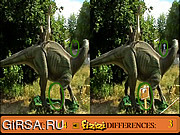 Флеш игра онлайн Differences in Dino Land 