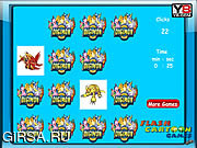 Флеш игра онлайн Digimon - подбери пару / Digimon Memory Matching
