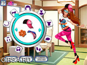 Флеш игра онлайн Наряд для технологической девочки / Digital Girl Dress Up
