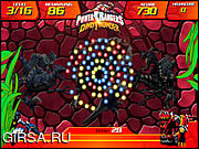 Флеш игра онлайн Гром динозавра смотрителей власти - драгоценные камни динозавра / Power Rangers Dino Thunder - Dino Gems