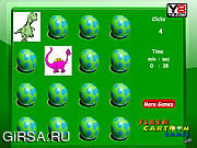 Флеш игра онлайн Динозавры - плитки