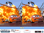 Флеш игра онлайн Найти отличия - Дисней Автомобили / Disney Cars Find the Differences