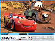 Флеш игра онлайн Машини Диснея - скрытые буквы / Disney Cars Hidden Letters