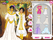 Флеш игра онлайн Дисней Фильмы Свадьба / Disney Crossdress Wedding