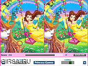 Флеш игра онлайн Принцессы из Диснея / Disney Princess 5 Differences 