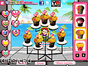 Флеш игра онлайн Кекс для принцессы / Disney Princess Cupcake 