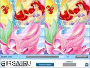 Флеш игра онлайн Диснеевские принцессы / Disney Princess Find the Difference 