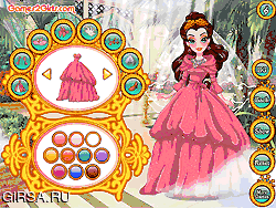 Флеш игра онлайн Свадебные платья принцессы
