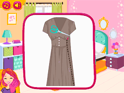 Флеш игра онлайн Платье для бабушки