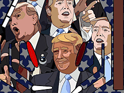 Флеш игра онлайн Donald Trump Pinball