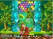 Флеш игра онлайн Донкей Конг -  Джунгли / Donkey Kong Jungle Ball