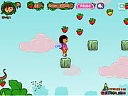 Флеш игра онлайн Даша  - Мир клубники / Dora - Strawberry World