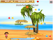 Флеш игра онлайн Дора и Диего. Пляж сокровищ