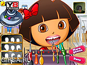 Флеш игра онлайн Даша у стамотолога / Dora At Dentist