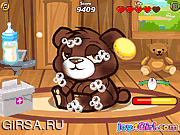 Флеш игра онлайн Даша и милые медвежата / Dora Care Baby Bears 