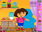 Флеш игра онлайн Декор для комнаты Даши / Dora Room Decor
