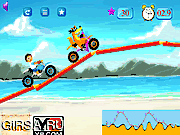 Флеш игра онлайн Даша и мотогонка / Dora The Explorer Racing