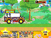 Флеш игра онлайн Путешествие Даши на грузовике / Dora Truck Adventure