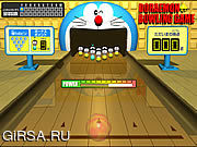 Флеш игра онлайн Боулинг Doraemon / Doraemon Bowling