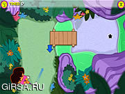 Флеш игра онлайн Дора Звезда горных мини-гольф