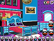 Флеш игра онлайн Дракулаура украшает дом / Draculaura Room Decoration