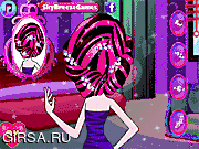 Флеш игра онлайн Прически Дракулары / Draculaura's Hairstyles