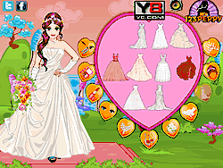 Флеш игра онлайн Свадебное платье мечты