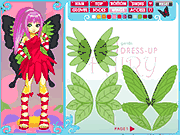Флеш игра онлайн Платье Фея / Dress-Up Fairy