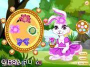 Флеш игра онлайн Пасхальный заяц / Dress My Easter Bunny 