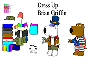 Флеш игра онлайн Одеваются Брайан Гриффин / Dress Up Brian Griffin