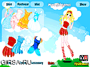 Флеш игра онлайн Облачная принцесса / Dress Up Cloud Princess 