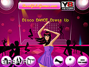 Флеш игра онлайн Одеваются Стиль Диско / Dress Up Disco Style