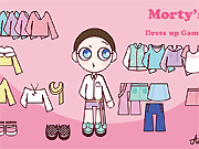 Флеш игра онлайн Одеваются Морти! / Dress Up Morty!