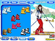 Флеш игра онлайн Вперед, на лыжи!