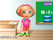 Флеш игра онлайн Наряд для Даши в школе / Dressup Dora for School 