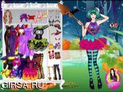 Флеш игра онлайн Костюм на Хэллуин / Dressup Halloween Girl