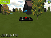 Флеш игра онлайн Летающий Дрон Сим / Drone Flying Sim