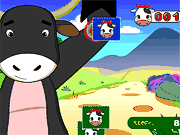 Флеш игра онлайн Падение коровы