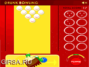 Флеш игра онлайн Пьяный Боулинг / Drunk Bowling