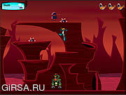 Флеш игра онлайн Планета 8 Dodgers утки от верхнего Марс: Полет 3 / Duck Dodgers Planet 8 from Upper Mars: Mission 3