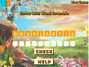 Флеш игра онлайн Пасхальная головоломка / Easter 2013 Word Scramble 