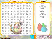 Флеш игра онлайн Пасха: 10 слов / Easter 2013 Word Search 
