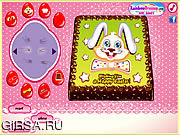Флеш игра онлайн Пасхальный заяц торт / Easter Bunny Cake