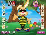 Флеш игра онлайн Пасхальный Кролик Одеваются