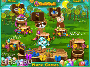 Флеш игра онлайн Пасхальный заяц в Лесной клуб / Easter Bunny's Forest Club
