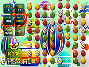 Флеш игра онлайн Пасхальные Яйца-Матч 3 / Easter Eggs-Match 3