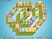 Флеш игра онлайн Пасха: Спираль Маджонг / Easter: Spiral Mahjong