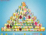Флеш игра онлайн Пасха: Треугольник Маджонг / Easter: Triangle Mahjong